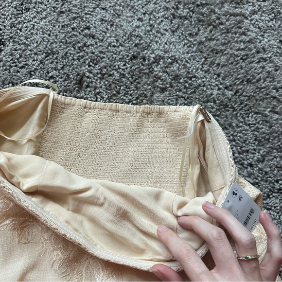 Free People Cream Lace Crop Top - Picture 6 of 6